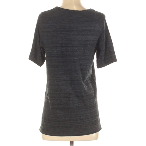 Nike Gray Black Short Sleeve Top XS - Picture 2 of 7